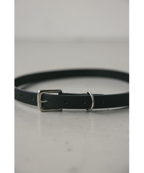 STYLEMIXER（スタイルミキサー）の「スプリットレザーナローベルト（ベルト・レディース・ブラック/ブラウン・FREE）」の7枚目の写真