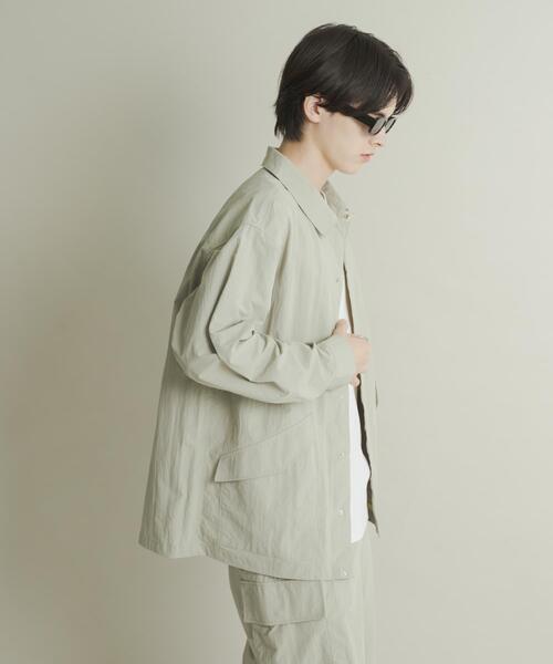 BRIEFING オリーブ 長袖ナイロンジャケットサイズM SOFTHYPHEN ナイロンジャケットMGMFJ241102-024 MGMFJ241102-024