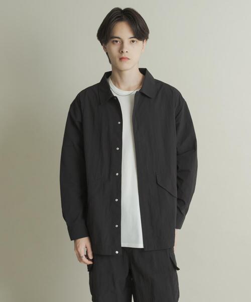 セール】ユーティリティーロングスリーブシャツジャケット