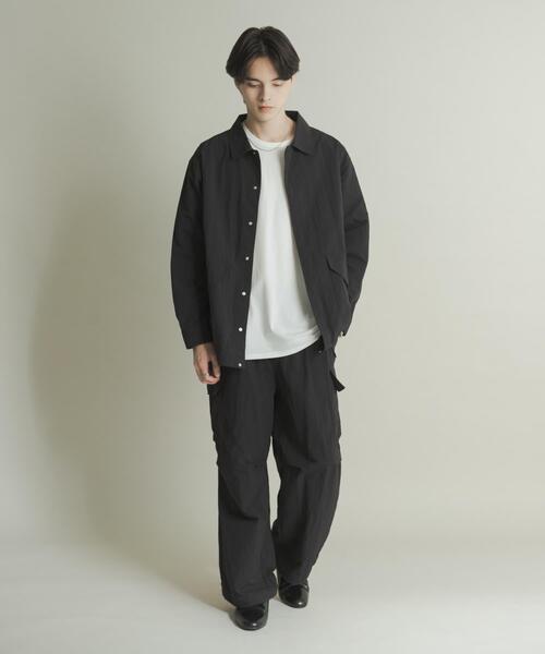 セール】ユーティリティーロングスリーブシャツジャケット（ナイロン