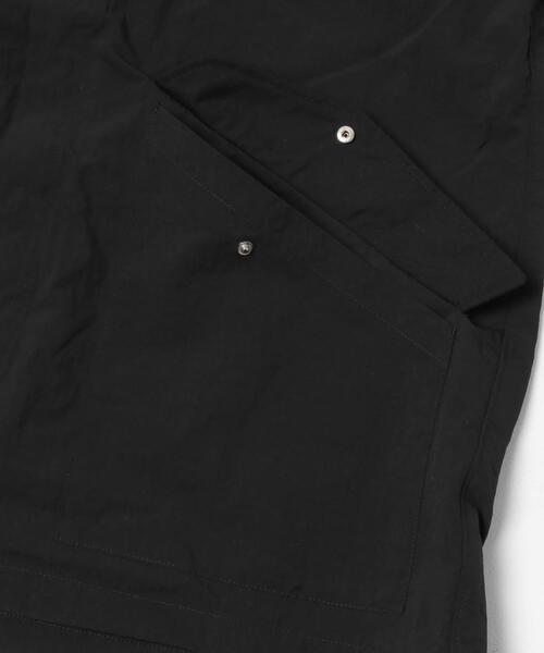 SENSE OF PLACE by URBAN RESEARCH（センスオブプレイスバイアーバンリサーチ）の「ユーティリティーロングスリーブシャツジャケット（ナイロンジャケット・メンズ・ブラック/ライトベージュ/パープル・MEDIUM/LARGE）」の5枚目の写真