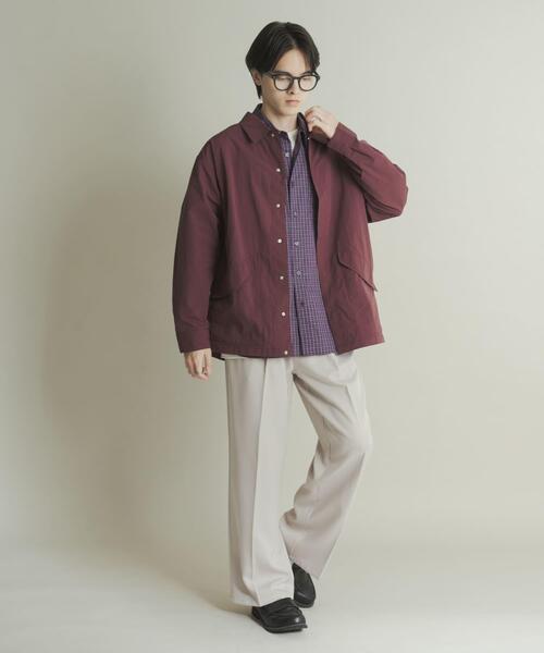 セール】ユーティリティーロングスリーブシャツジャケット（ナイロン