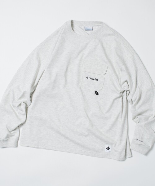FREAK'S STORE(フリークスストア)の「限定展開 Columbia×FREAK'S STORE/コロンビア 別注 インペリアルパーク ロングスリーブ ポケットTシャツ(Tシャツ/カットソー・メンズ・ブラック/ベージュ/ホワイト/ネイビー/チャコールグレー/グレー・SMALL/MEDIUM/LARGE/X-LARGE)」の4枚目の写真