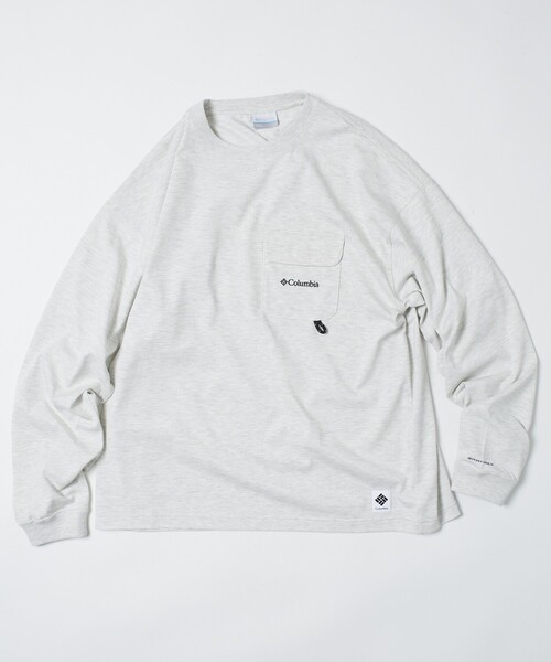 FREAK'S STORE(フリークスストア)の「限定展開 Columbia×FREAK'S STORE/コロンビア 別注 インペリアルパーク ロングスリーブ ポケットTシャツ(Tシャツ/カットソー・メンズ・ブラック/ベージュ/ホワイト/ネイビー/チャコールグレー/グレー・SMALL/MEDIUM/LARGE/X-LARGE)」の8枚目の写真