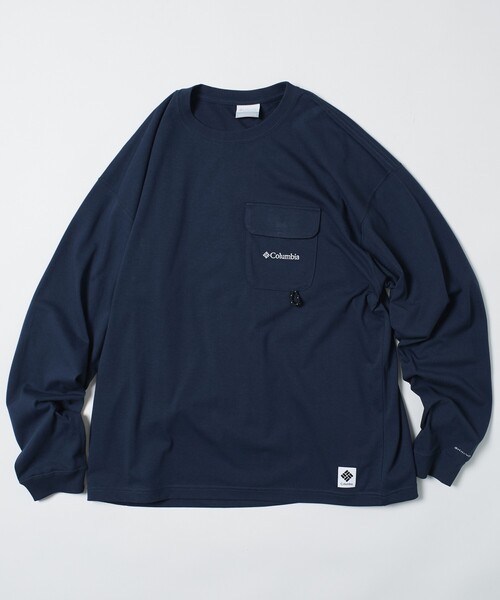 FREAK'S STORE(フリークスストア)の「限定展開 Columbia×FREAK'S STORE/コロンビア 別注 インペリアルパーク ロングスリーブ ポケットTシャツ(Tシャツ/カットソー・メンズ・ブラック/ベージュ/ホワイト/ネイビー/チャコールグレー/グレー・SMALL/MEDIUM/LARGE/X-LARGE)」の13枚目の写真