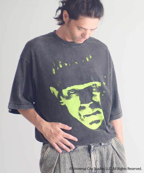 mt9968-Frankenstein face print T Tシャツ(AP2524017)