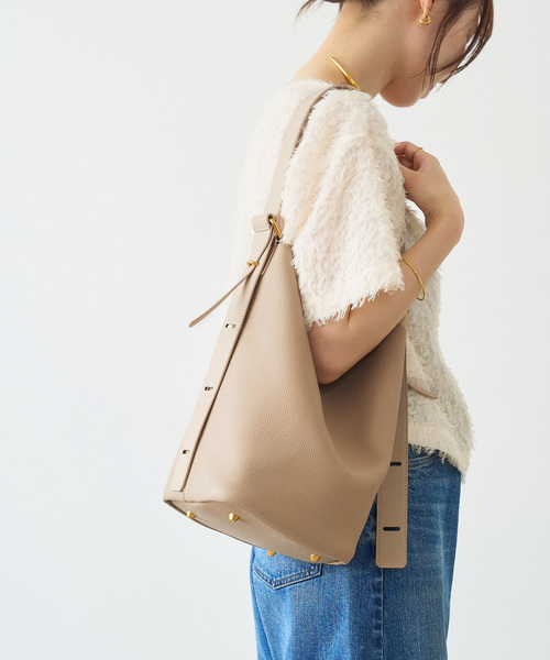 LE TALON（ルタロン）の「《追加》LE TALON コンビワンハンドルバッグ（ショルダーバッグ・レディース・ブラック/ベージュ・FREE）」の13枚目の写真