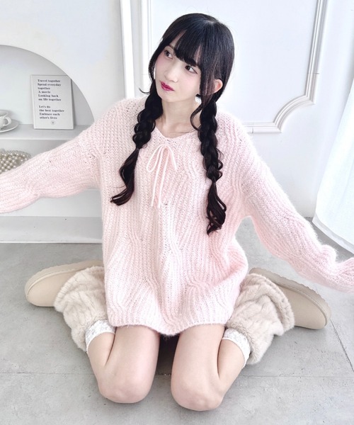 Loueme（ルエム）の「ファーレッグカバーロングムートンブーツ（ブーツ・レディース・ブラック/ライトベージュ/ブラウン・23.5cm/24.5cm）」の15枚目の写真