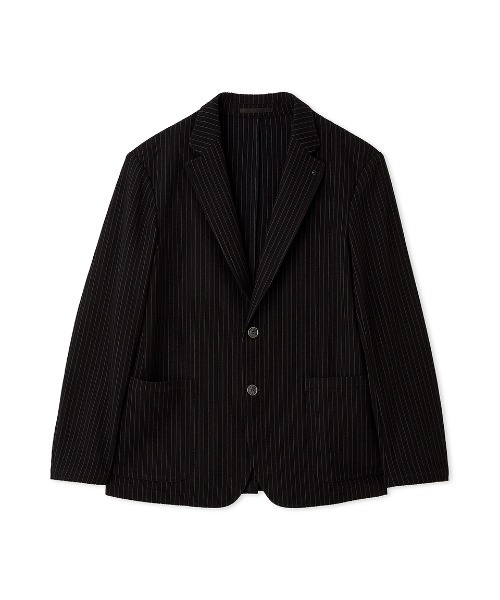 AOURE(アウール)の「T.G.di Fabio 3D STRIPE JACKET(テーラードジャケット・メンズ・ベージュ/ダークネイビー・LARGE/MEDIUM)」の2枚目の写真