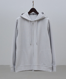 ABAHOUSE GRAY | ダブルジャージ 鹿の子 ジップパーカー(ブルゾン)