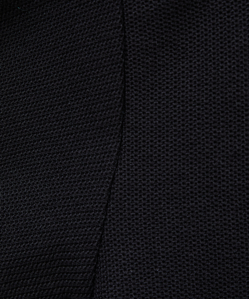 ABAHOUSE GRAY（アバハウスグレイ）の「ダブルジャージ 鹿の子 ジップパーカー（ブルゾン・メンズ・ネイビー/ブラック/グレイッシュベージュ/セージグリーン・46/48）」の16枚目の写真