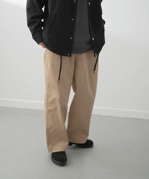 ITEMS URBANRESEARCH(アイテムズ アーバンリサーチ)の「Belted wide-leg Pants(その他パンツ・メンズ・ベージュ・MEDIUM/LARGE)」の8枚目の写真