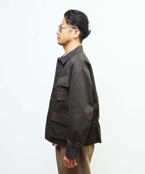 MEN'S MELROSE（メンズメルローズ）の「ヴェンタイルBDUジャケット | 撥水 / 防風 / 透湿（ミリタリージャケット・メンズ・ブラック/カーキ・2/4/3）」の16枚目の写真