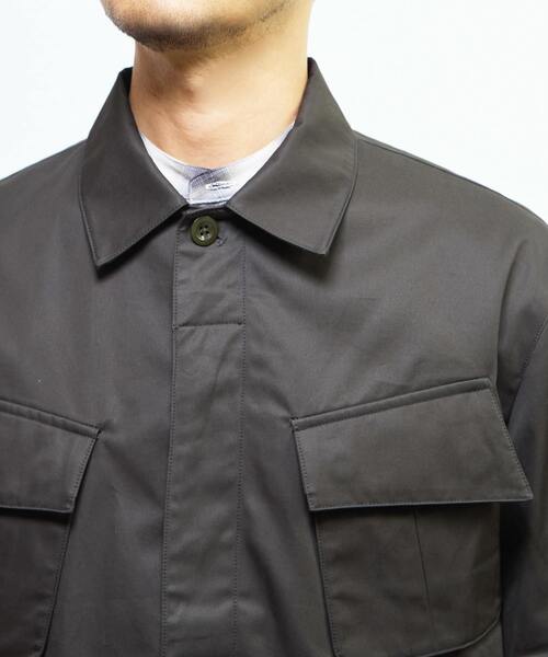 MEN'S MELROSE（メンズメルローズ）の「ヴェンタイルBDUジャケット | 撥水 / 防風 / 透湿（ミリタリージャケット・メンズ・ブラック/カーキ・2/4/3）」の9枚目の写真