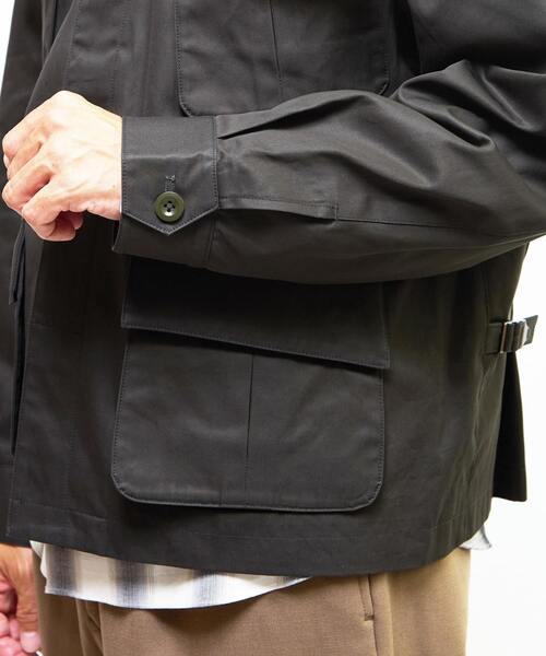 MEN'S MELROSE（メンズメルローズ）の「ヴェンタイルBDUジャケット | 撥水 / 防風 / 透湿（ミリタリージャケット・メンズ・ブラック/カーキ・2/4/3）」の7枚目の写真