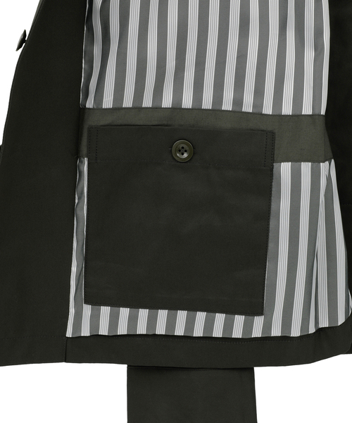 MEN'S MELROSE（メンズメルローズ）の「ヴェンタイルBDUジャケット | 撥水 / 防風 / 透湿（ミリタリージャケット・メンズ・ブラック/カーキ・2/4/3）」の17枚目の写真