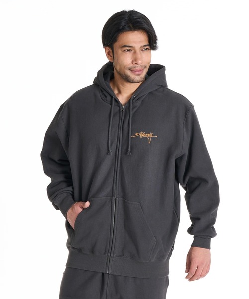 BILLABONG(ビラボン)の「【直営店限定】BILLABONG メンズ HEAVY BAREEL ZIP パーカー 【2025年秋冬モデル】/ビラボンバックロゴ刺繍裏起毛ジップアップフーディー・パーカー(パーカー・メンズ・レッド系その他/グレー/ブラック系その他・MEDIUM/LARGE/X-LARGE)」の4枚目の写真
