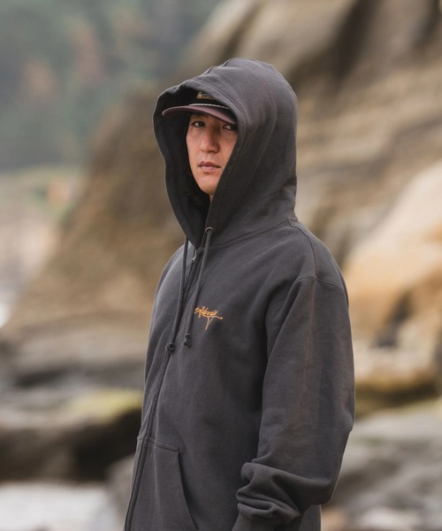 BILLABONG(ビラボン)の「【直営店限定】BILLABONG メンズ HEAVY BAREEL ZIP パーカー 【2025年秋冬モデル】/ビラボンバックロゴ刺繍裏起毛ジップアップフーディー・パーカー(パーカー・メンズ・レッド系その他/グレー/ブラック系その他・MEDIUM/LARGE/X-LARGE)」の7枚目の写真