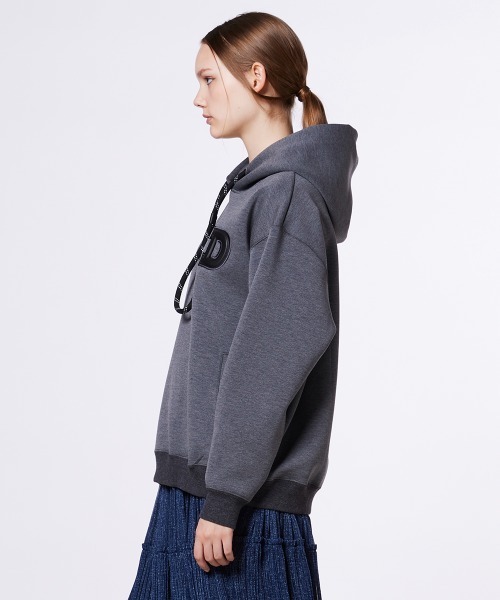 DOUBLE STANDARD CLOTHING（ダブルスタンダードクロージング）の「Dロゴ NOモノフィラエアクッションパーカー（パーカー・レディース・ベージュ/グレー・FREE）」の5枚目の写真