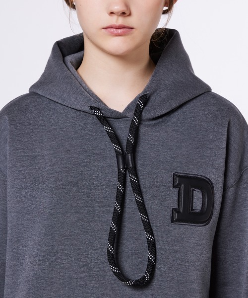 DOUBLE STANDARD CLOTHING（ダブルスタンダードクロージング）の「Dロゴ NOモノフィラエアクッションパーカー（パーカー・レディース・ベージュ/グレー・FREE）」の7枚目の写真