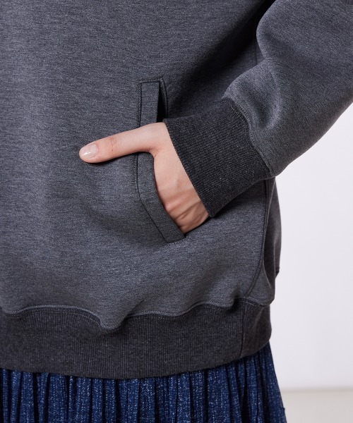 DOUBLE STANDARD CLOTHING（ダブルスタンダードクロージング）の「Dロゴ NOモノフィラエアクッションパーカー（パーカー・レディース・ベージュ/グレー・FREE）」の12枚目の写真