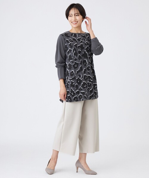 セール】【ウォッシャブル】ジオメトリックパンサーチュニック