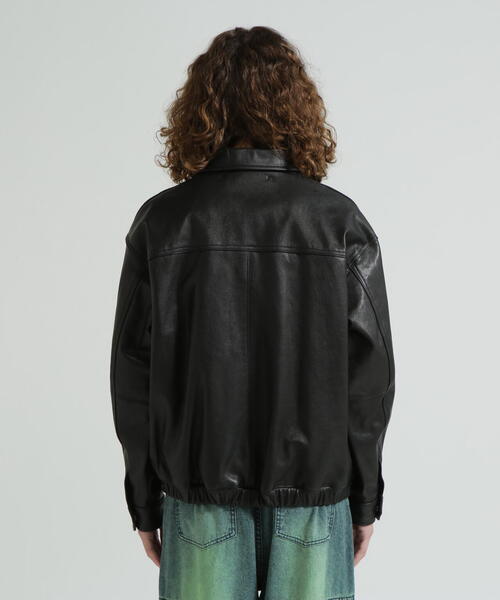 直営店限定》GOAT VEGE SWING TOP/LEATHER JACKET（ブルゾン）｜AVIREX