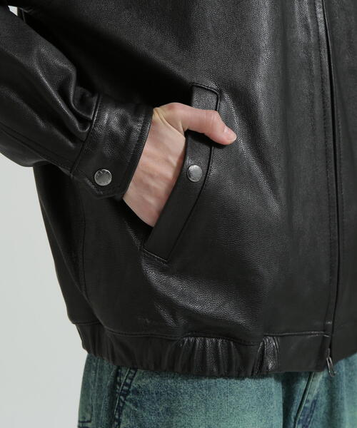 直営店限定》GOAT VEGE SWING TOP/LEATHER JACKET（ブルゾン）｜AVIREX