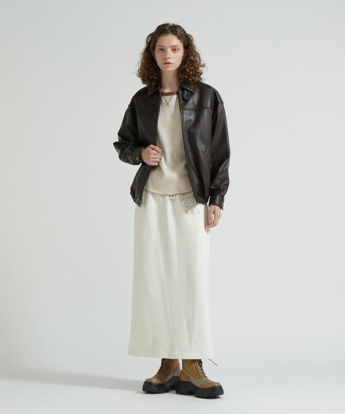 直営店限定》GOAT VEGE SWING TOP/LEATHER JACKET（ブルゾン）｜AVIREX