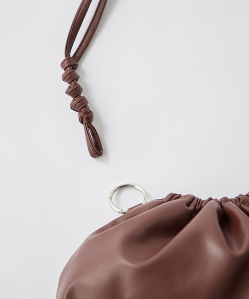 CIAOPANIC TYPY(チャオパニックティピー)の「■【マルチに使用可能!】2WAY巾着BAG(ショルダーバッグ・レディース・ブラック/ブラウン/アイボリー/イエロー/サックスブルー・ONE SIZE)」の20枚目の写真