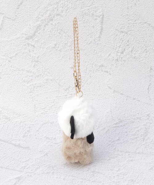one'sterrace(ワンズテラス)の「【あったか】ファー グローブホルダー シマエナガ(その他小物・レディース・ホワイト系9・00)」の3枚目の写真
