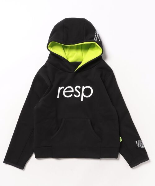 RE/SP(アールイーエスピー)の「RE/SP TEC Hoodie / アールイーエスピー テックフーデッドパーカー(パーカー・キッズ・ライム/ブラック・3/4/1/2)」の5枚目の写真