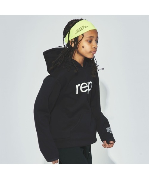 RE/SP(アールイーエスピー)の「RE/SP TEC Hoodie / アールイーエスピー テックフーデッドパーカー(パーカー・キッズ・ライム/ブラック・3/4/1/2)」の7枚目の写真