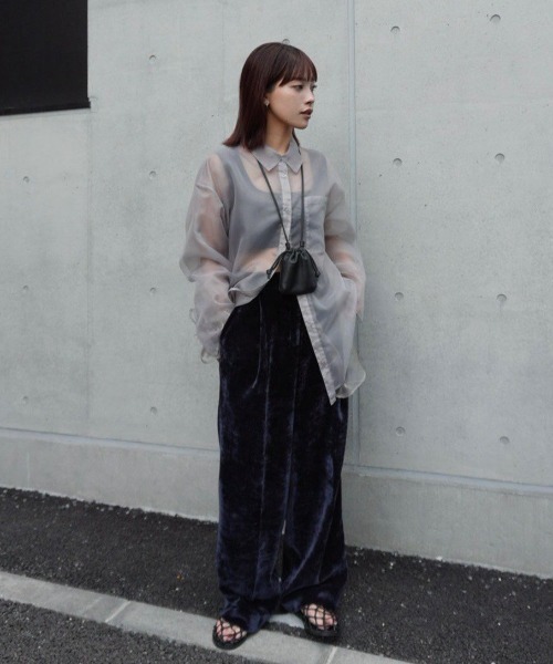 セール】Velvet Wide Pants（その他パンツ）｜anuke（アンヌーク）の