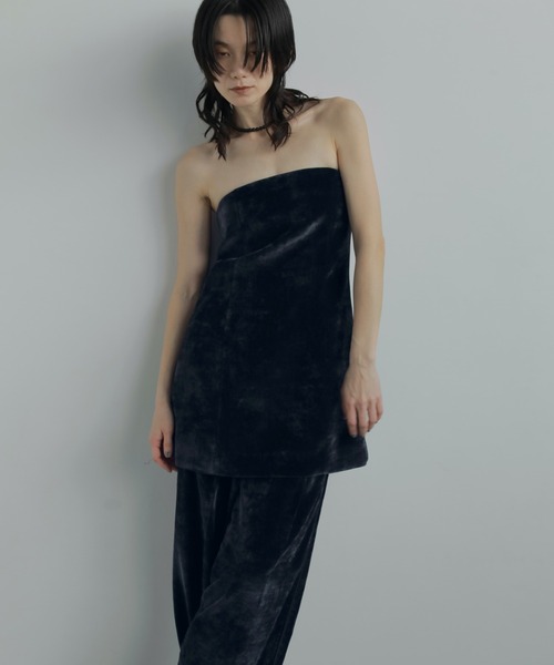 anuke（アンヌーク）の「Velvet Wide Pants（その他パンツ・レディース・ブラウン/ネイビー・38inch/36inch）」の8枚目の写真