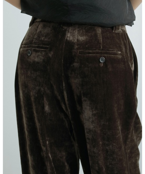 anuke（アンヌーク）の「Velvet Wide Pants（その他パンツ・レディース・ブラウン/ネイビー・38inch/36inch）」の14枚目の写真