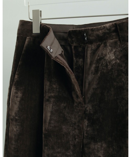 anuke（アンヌーク）の「Velvet Wide Pants（その他パンツ・レディース・ブラウン/ネイビー・38inch/36inch）」の18枚目の写真