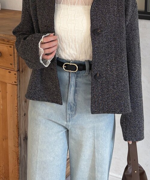 Thevon(ゼボン)の「アソートバックルベルト(ベルト・レディース・ブラック系その他/ブラック/ブラック系その他2/ブラック系その他3・FREE)」の6枚目の写真