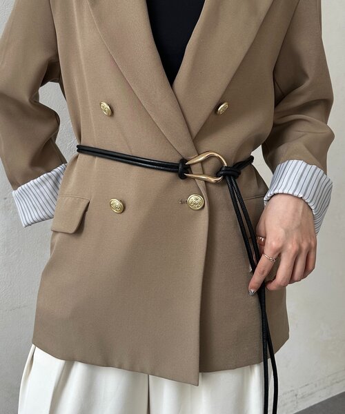 Thevon(ゼボン)の「アソートバックルベルト(ベルト・レディース・ブラック系その他/ブラック/ブラック系その他2/ブラック系その他3・FREE)」の17枚目の写真