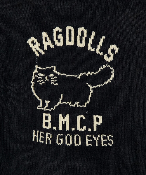 FREAK'S STORE(フリークスストア)の「PUBLUX/パブリュクス RAGDOLLS CAT ラグドール キャット ジャガードニット 限定展開(ニット/セーター・レディース・グレー/ブラック/ネイビー/レッド・SMALL/MEDIUM/LARGE)」の17枚目の写真
