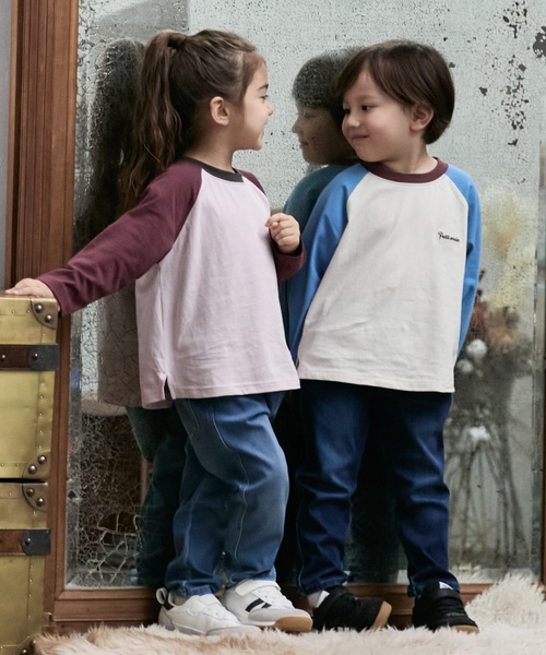 petit main（プティマイン）の「【Lee】カットデニムパンツ（デニムパンツ・キッズ・ブルー/ネイビー/サックスブルー・90cm/110cm/130cm/100cm/80ｃｍ/120cm）」の5枚目の写真