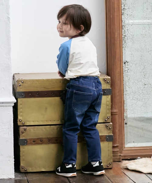 petit main（プティマイン）の「【Lee】カットデニムパンツ（デニムパンツ・キッズ・ブルー/ネイビー/サックスブルー・90cm/110cm/130cm/100cm/80ｃｍ/120cm）」の6枚目の写真