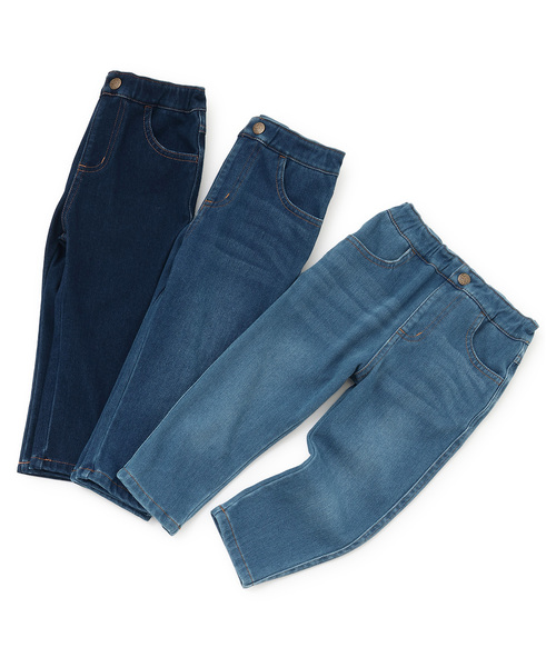 petit main（プティマイン）の「【Lee】カットデニムパンツ（デニムパンツ・キッズ・ブルー/ネイビー/サックスブルー・90cm/110cm/130cm/100cm/80ｃｍ/120cm）」の17枚目の写真