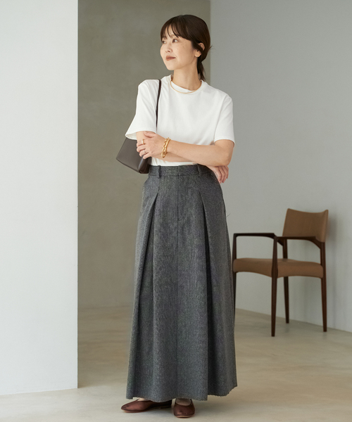 追加》R'IAM TWEEDボンディング スカート 2（スカート）｜Plage