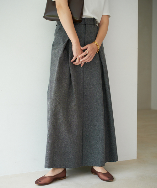 【美品】plage R'IAM TWEEDボンディングスカート 36 プラージュ プラージュ R'IAM リアム TWEEDボンディングスカート 36サイズ