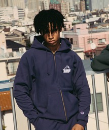 XLARGE(GNXg[W)XLARGE×Champion REVERSE WEAVE ZIP UP HOODED SWEATSHIRT(p[J[)