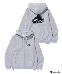 XLARGE(GNXg[W)XLARGE×Champion REVERSE WEAVE ZIP UP HOODED SWEATSHIRT(p[J[)