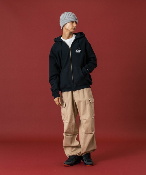 XLARGE×Champion REVERSE WEAVE ZIP UP HOODED SWEATSHIRT（パーカー