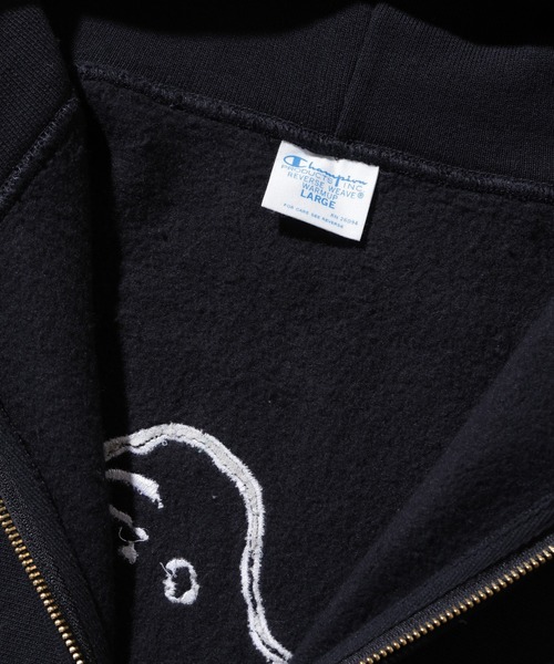 XLARGE×Champion REVERSE WEAVE ZIP UP HOODED SWEATSHIRT（パーカー