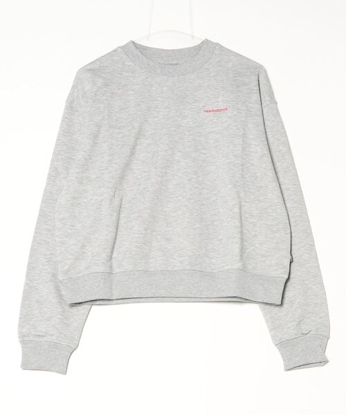 NEW BALANCE（ニューバランス）の「【別注】ニューバランス New Balance ハーバービュークルー 限定コラボ（スウェット・レディース・ライトグレー/オフホワイト/ブラック・XL/L/M/S）」の3枚目の写真